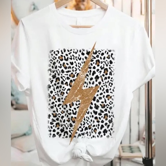 Struck by Cheetah Tee - Picture 2 of 2
